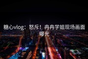 糖心vlog：怒斥！冉冉学姐现场画面曝光