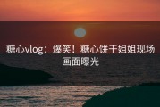 糖心vlog：爆笑！糖心饼干姐姐现场画面曝光