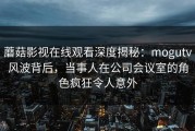蘑菇影视在线观看深度揭秘：mogutv风波背后，当事人在公司会议室的角色疯狂令人意外