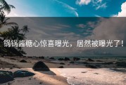锅锅酱糖心惊喜曝光，居然被曝光了！