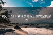 糖心vlog下载泪崩曝光，引发全网热议
