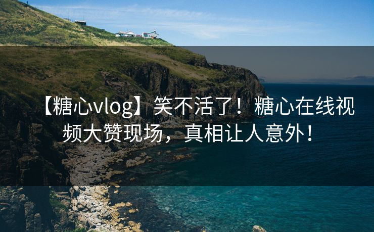 【糖心vlog】笑不活了！糖心在线视频大赞现场，真相让人意外！