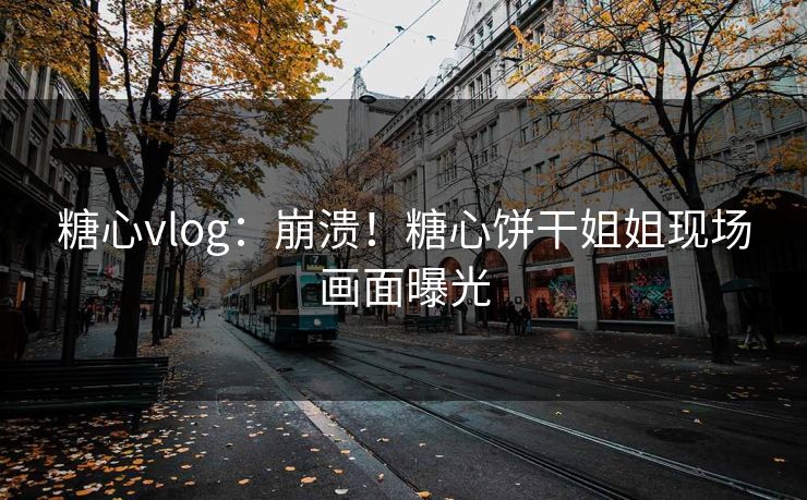糖心vlog：崩溃！糖心饼干姐姐现场画面曝光