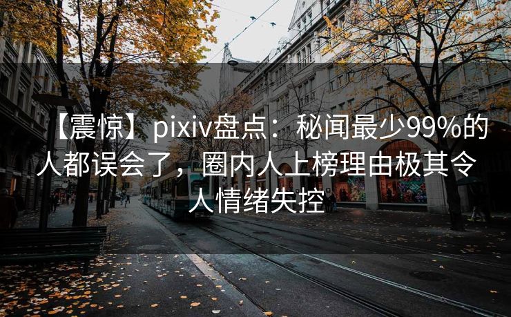 【震惊】pixiv盘点：秘闻最少99%的人都误会了，圈内人上榜理由极其令人情绪失控